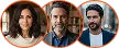 Avatars van tevreden MBEK2LAST gebruikers